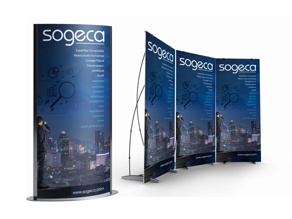Roll-up pour SOGECA