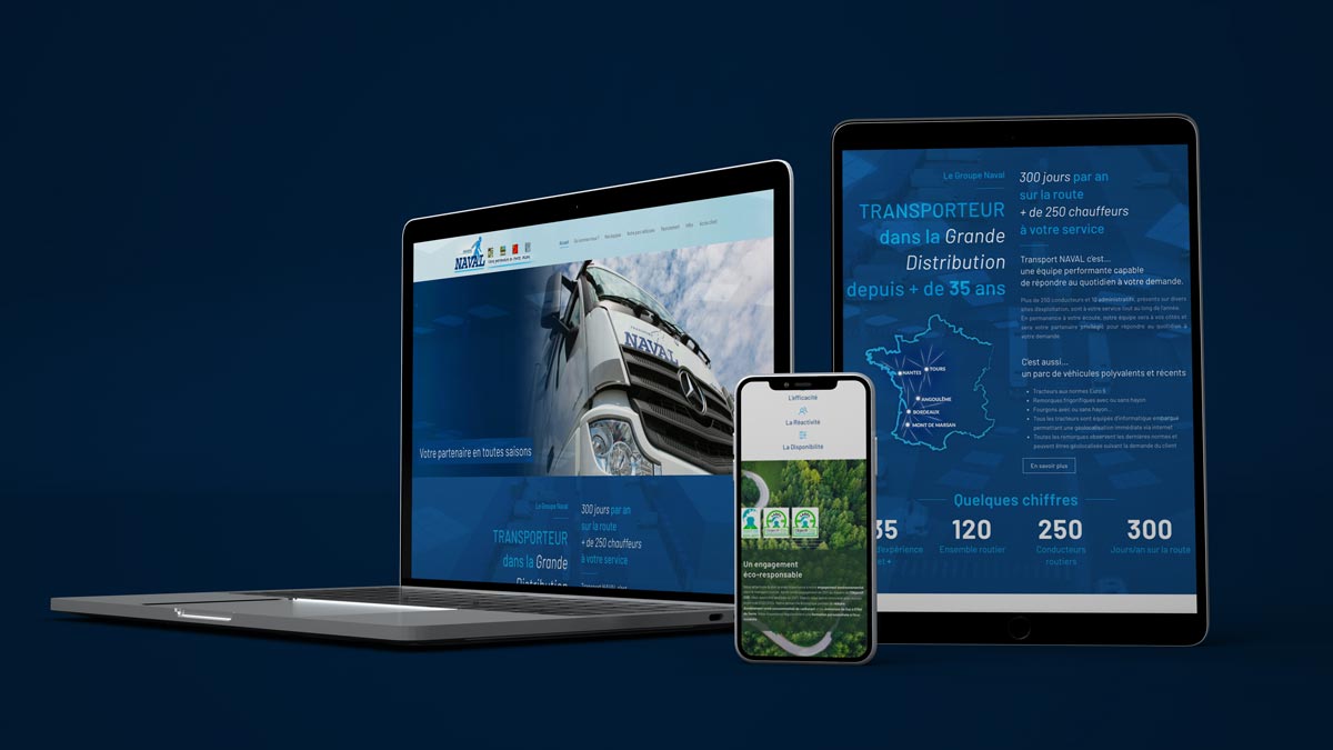 Nouveau site de Transport Naval