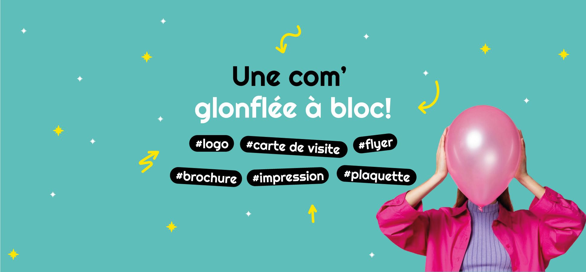 Une com gonfl&eacute;e &agrave; bloc